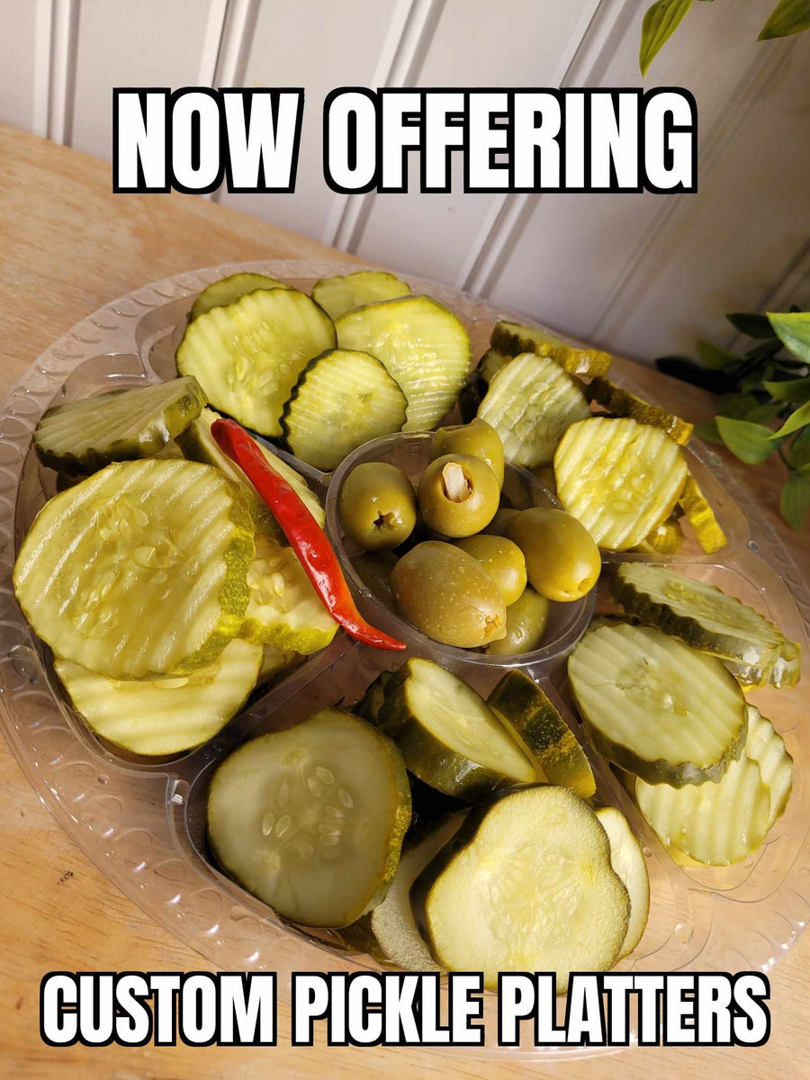 Custom 12" Pickle Party Platter Corey's Pickles