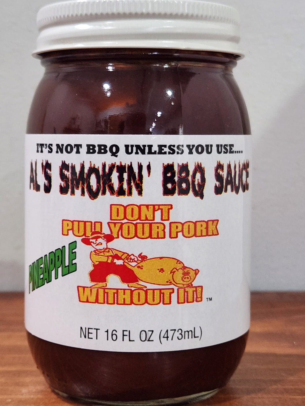 Al's Smokin' BBQ Sauce Pineapple 16 oz