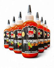 Load image into Gallery viewer, Devil Dave&#39;s Dilly Pepper &amp; Pickle Brine Hot Sauce 10 oz