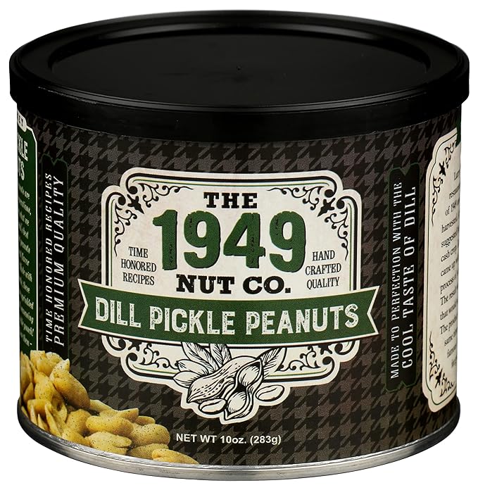 Dill Pickle Peanuts 1949 Nut Co. 10 oz
