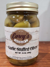 Load image into Gallery viewer, Stuffed Olives- Garlic 16 oz