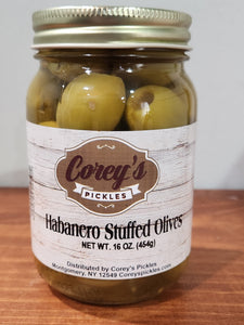 Stuffed Olives- Habanero 16 oz