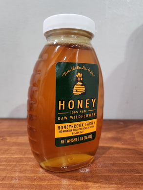 Honeybrook Farms Local Wildflower Pure Raw Honey Hudson Valley 1 lb