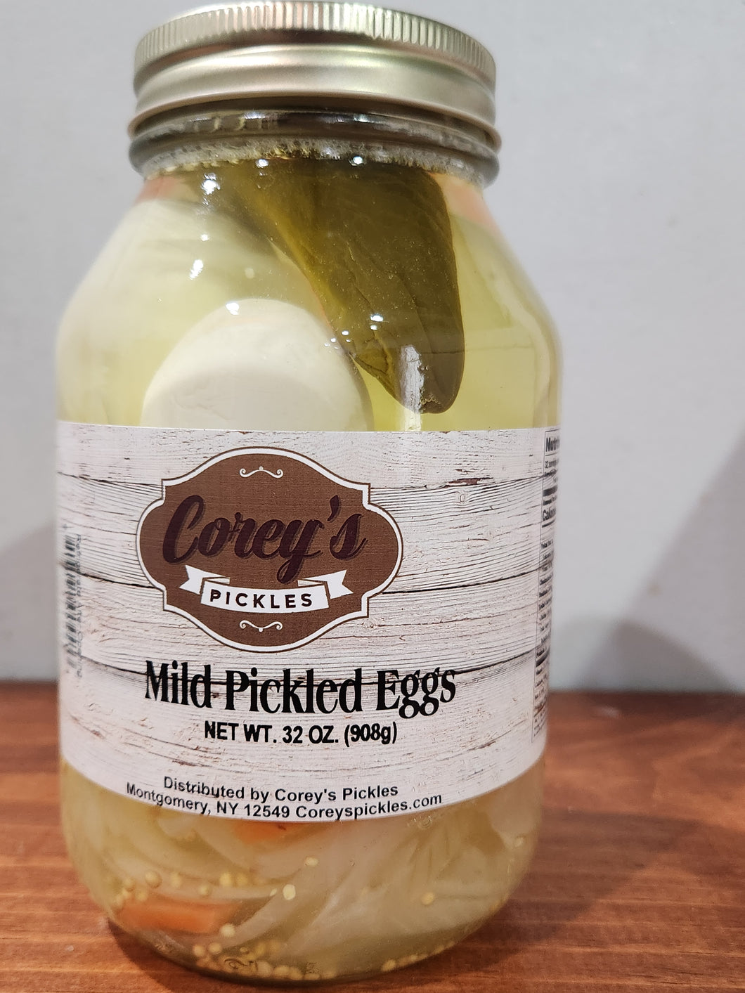 Mild Pickled Eggs 32 oz Quart