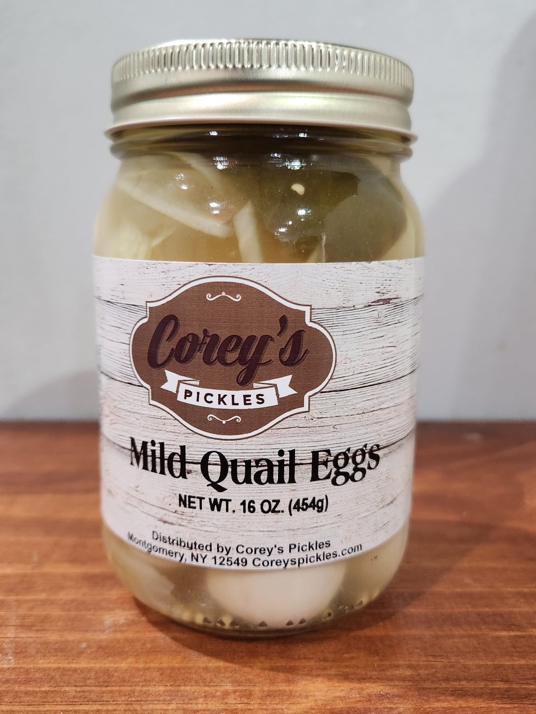 Mild Pickled Quail Eggs 16 oz