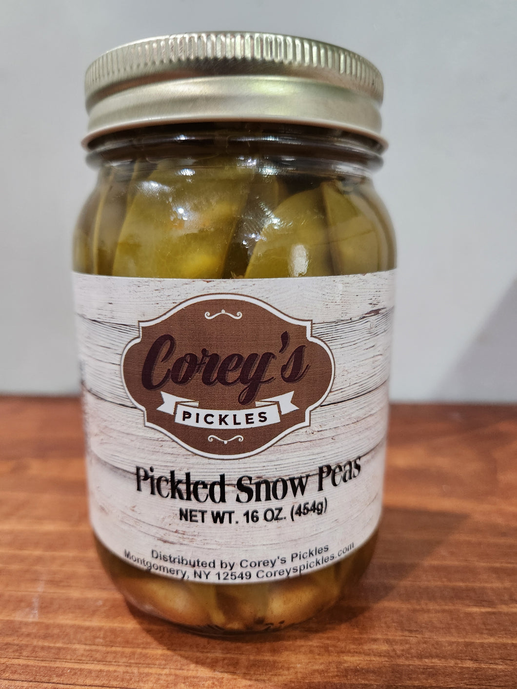 Pickled Snow Peas 16 oz