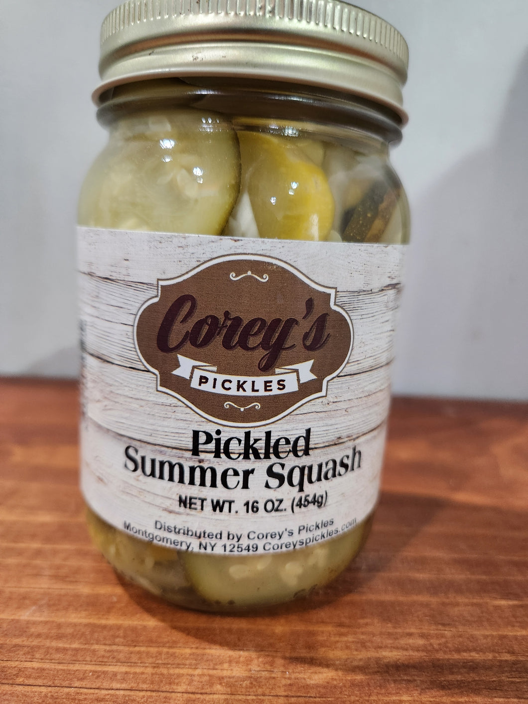 Pickled Summer Squash 16 oz