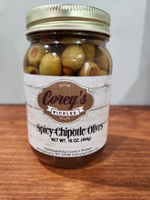 Load image into Gallery viewer, Stuffed Olives- Spicy Chipotle 16 oz
