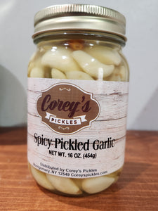 Spicy Pickled Garlic 16 oz