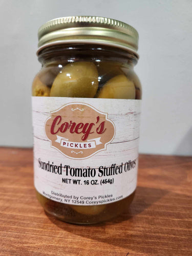 Stuffed Olives- Sundried Tomato 16 oz